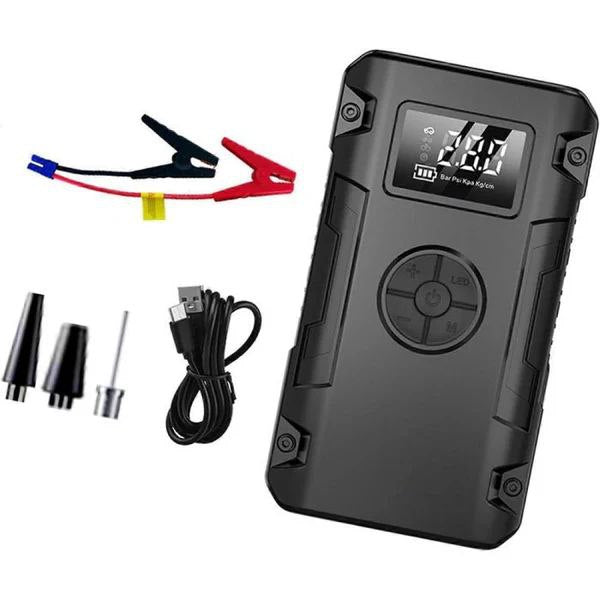 Jump Starter с компресор, Powerbank и LED фенер