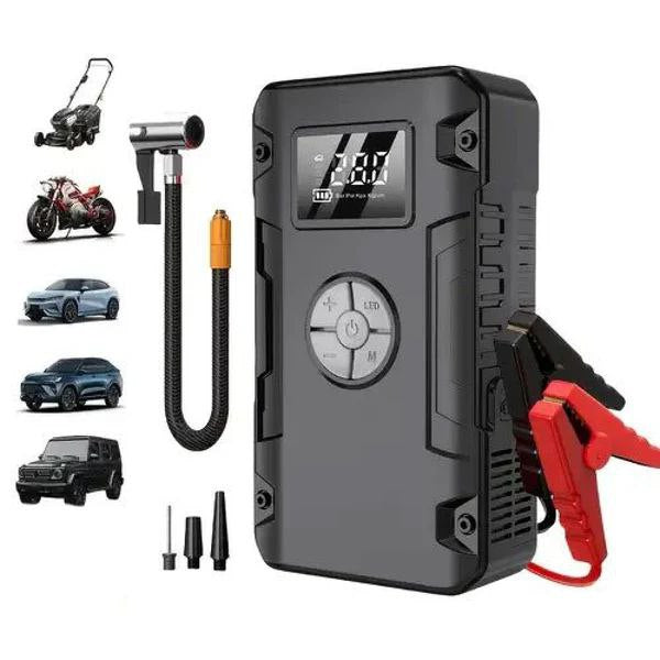 Jump Starter с компресор, Powerbank и LED фенер