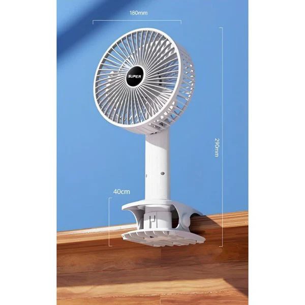 Многофункционален презареждащ се вентилатор настолен