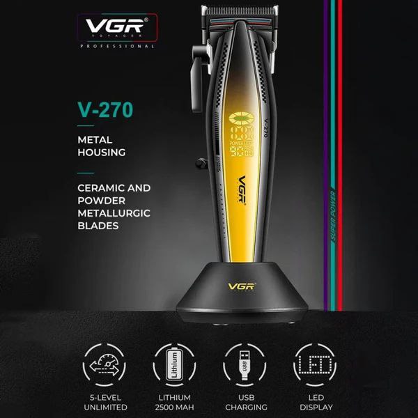 Професионална машинка за подстригване VGR Voyager V-270 – 9000RPM