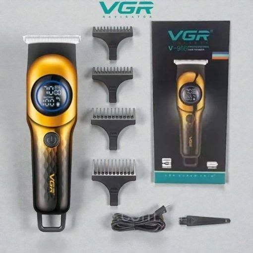 ТРИМЕР ЗА КОСА И БРАДА V-966 ЗЛАТЕН