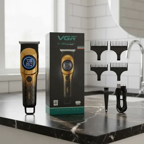 ТРИМЕР ЗА КОСА И БРАДА V-966 ЗЛАТЕН