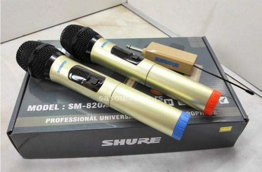 2 бр. универсални безжични микрофони с предавател SM-2.0