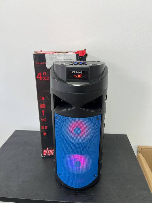 Bluetooth Тонколона KTS-1091, 2*4инча