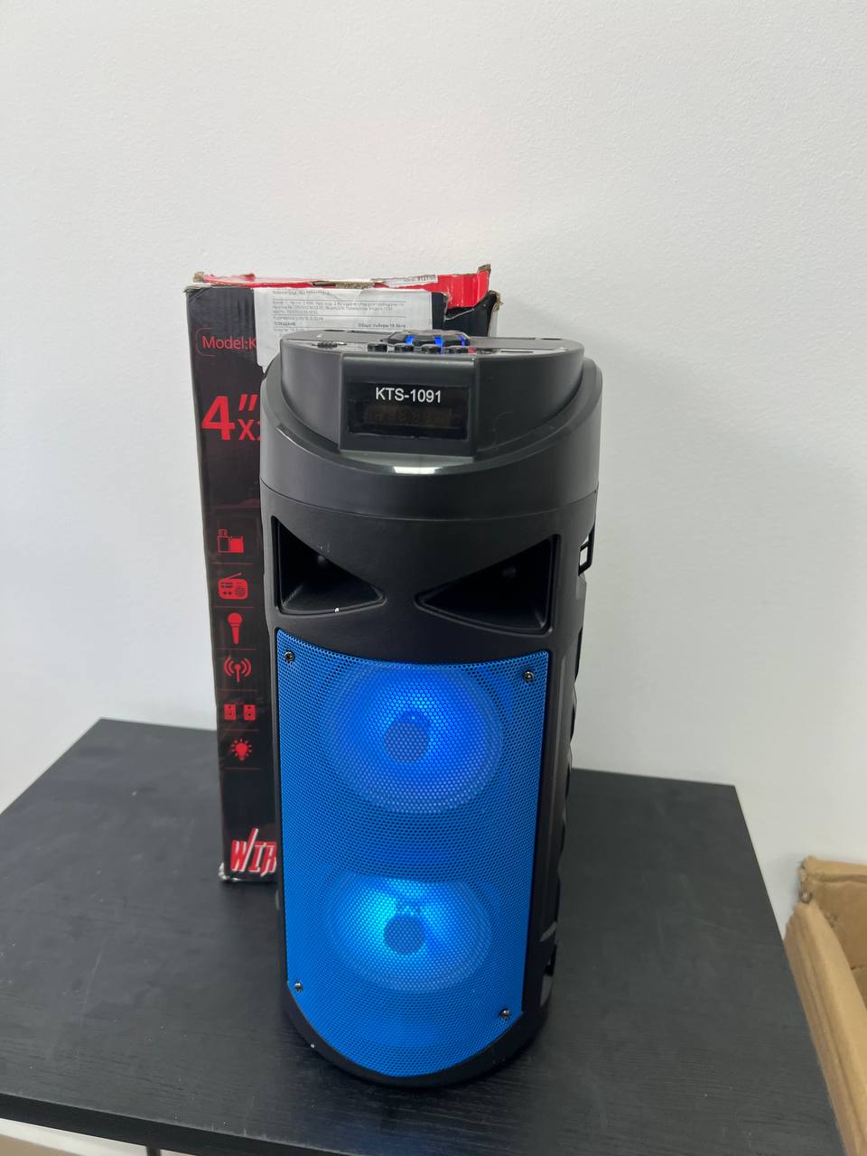 Bluetooth Тонколона KTS-1091, 2*4инча