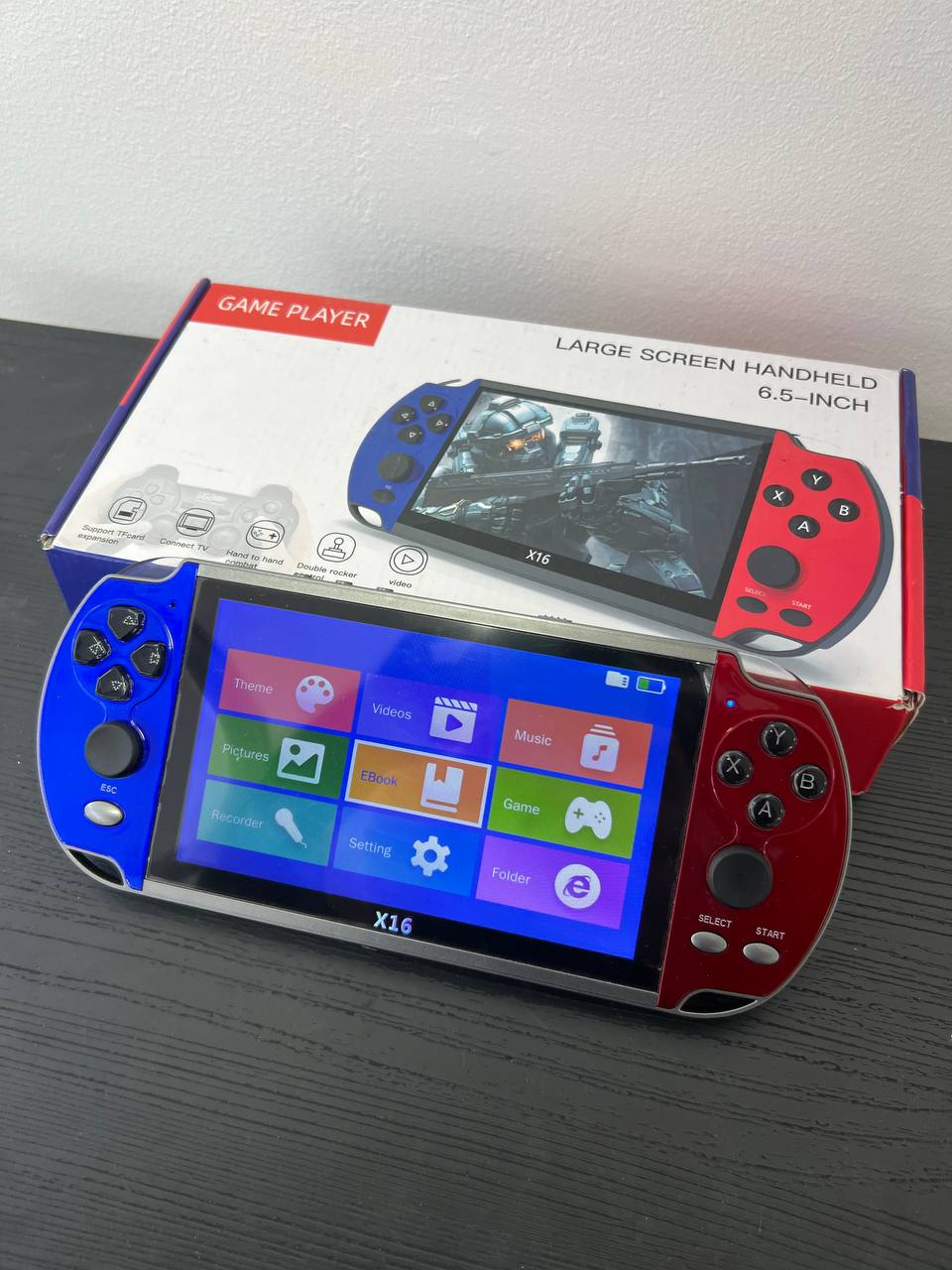 Преносима игрова конзола X16 6.5 инча с 20000 вградени игри