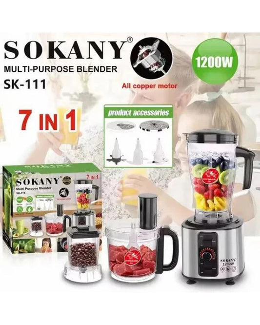 Мултифункционален кухненски робот 7-в-1 SOKANY SK-111 – 1200W