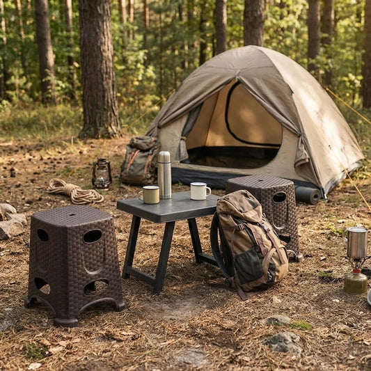 Verona Compact Set™ – Сгъваем комплект маса и столчета за градина, къмпинг и плаж