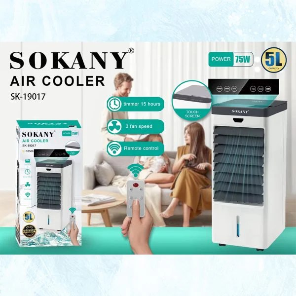 Мобилен въздушен охладител 5л SOKANY SK-19017