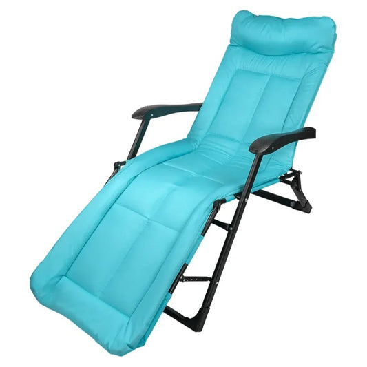 Сгъваем стол-шезлонг - Син