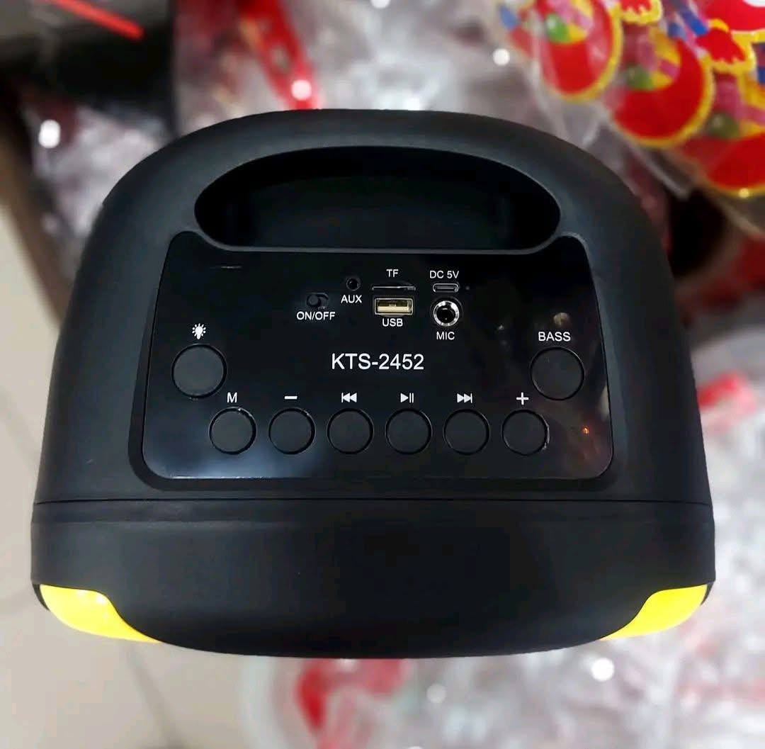 ПРЕНОСИМА КАРАОКЕ ТОНКОЛОНА KTS-2452 С МИКРОФОН