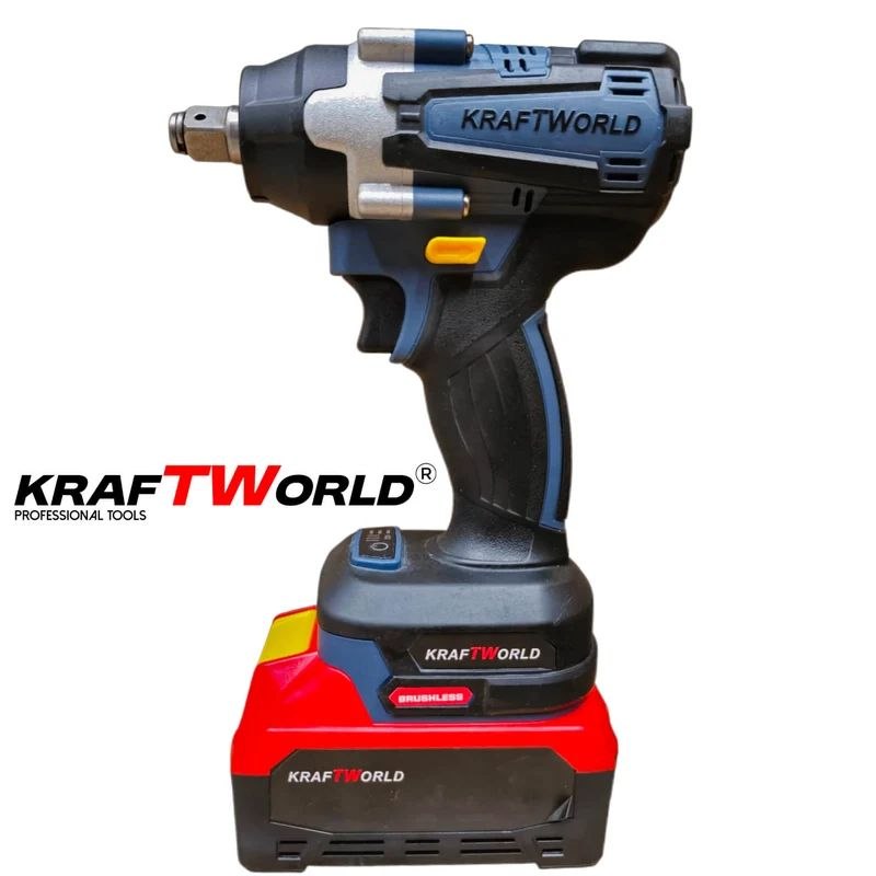 KraftWorld Акумулаторен Ударен Гайковерт 21V 4Ah – 850Nm + Куфар и 35 Части!