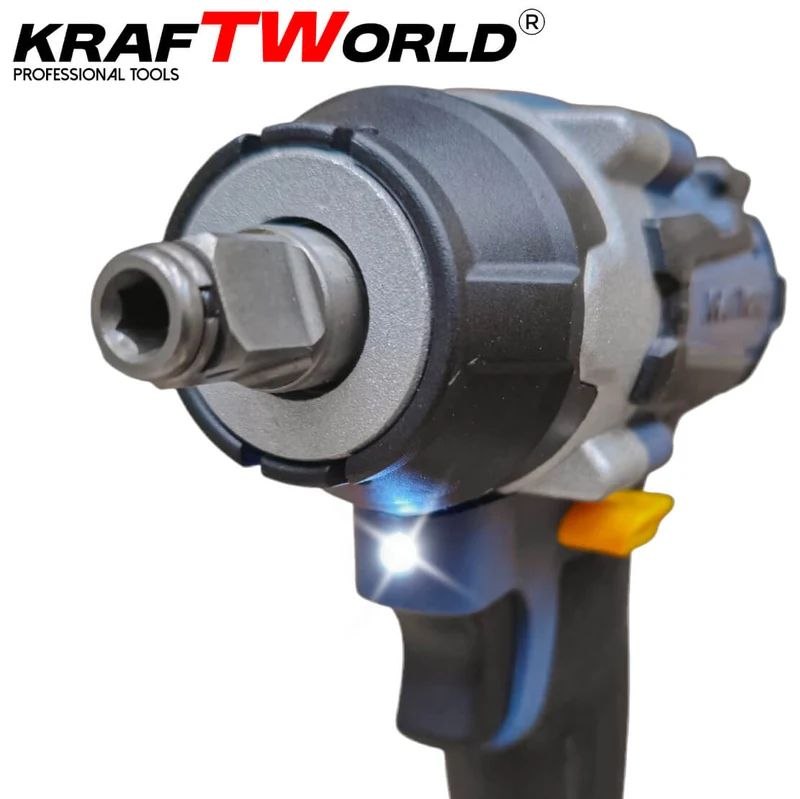 KraftWorld Акумулаторен Ударен Гайковерт 21V 4Ah – 850Nm + Куфар и 35 Части!
