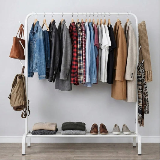 Метален щендер за дрехи и обувки