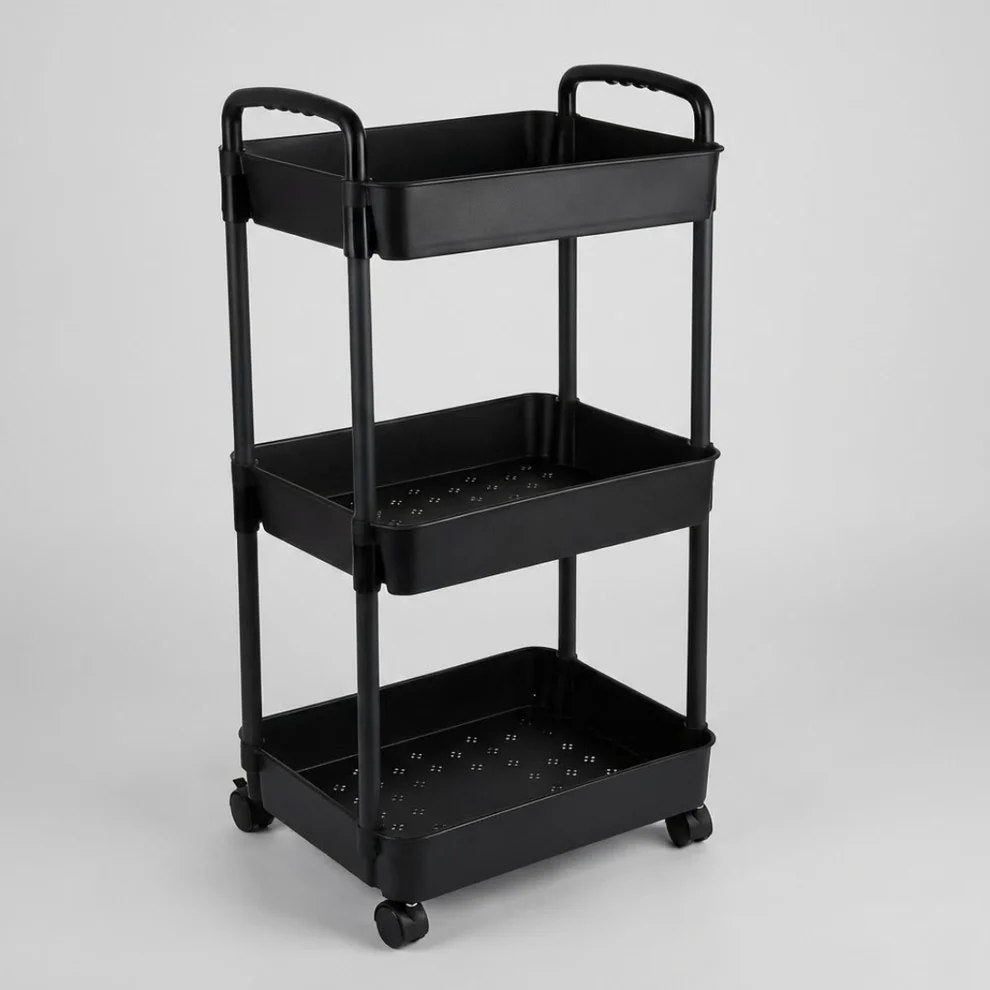 Мултифункционална количка етажерка с 3 рафта за кухня