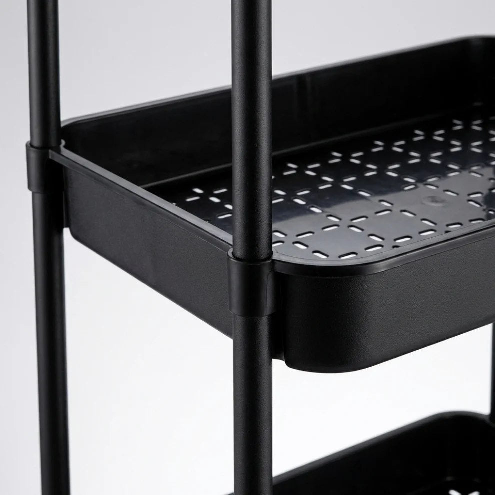 Мултифункционална количка етажерка с 3 рафта за кухня