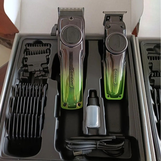 Комплект машинка за подстригване и тример Geemy GM-8103