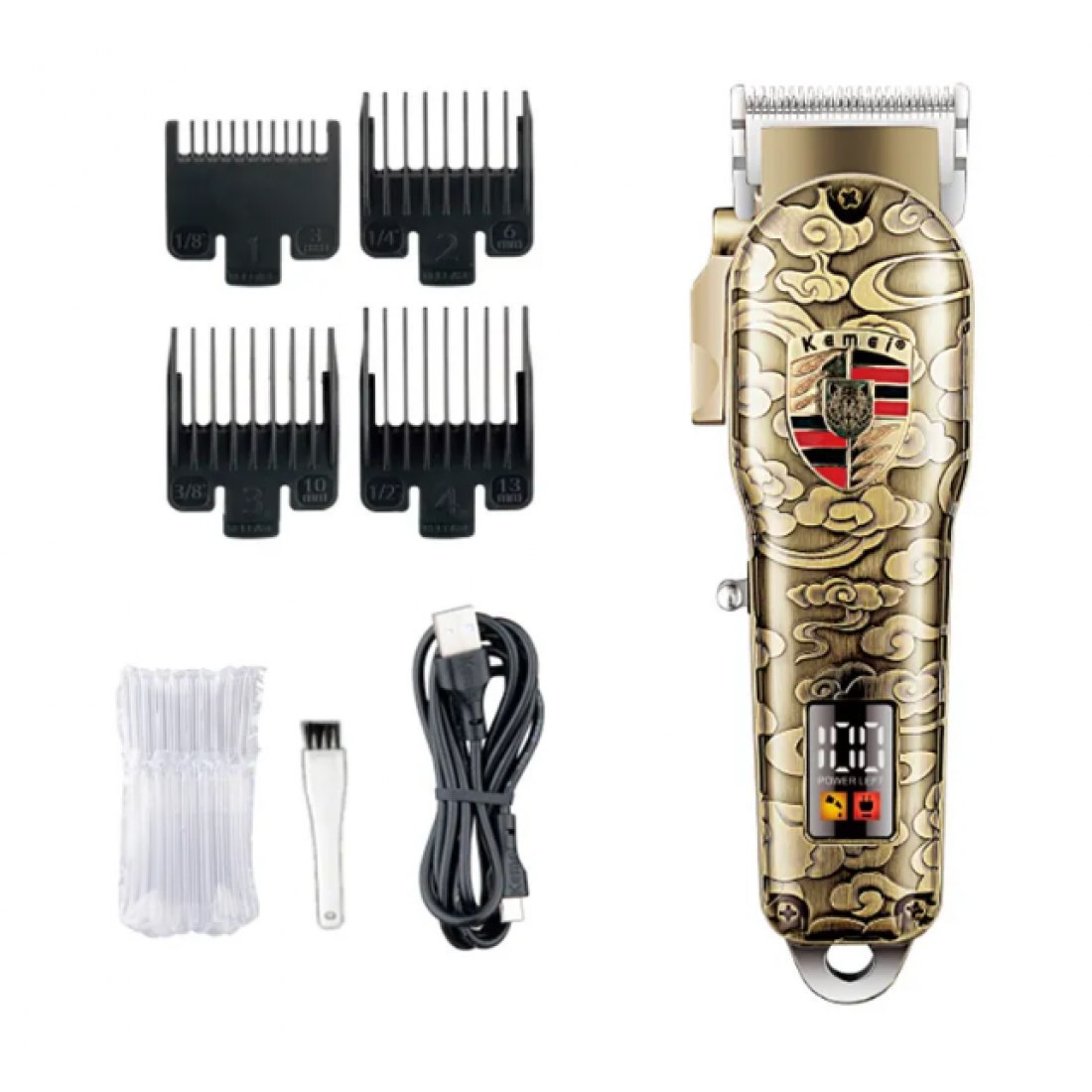 Професионален бръснарски комплект 2 в 1 Kemei