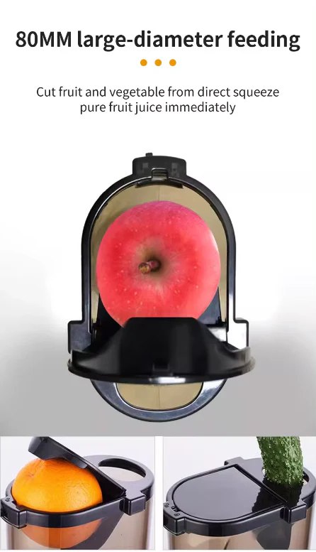 Професионална бавна сокоизстисквачка за студено пресоване Sokany SK-01003, 800W