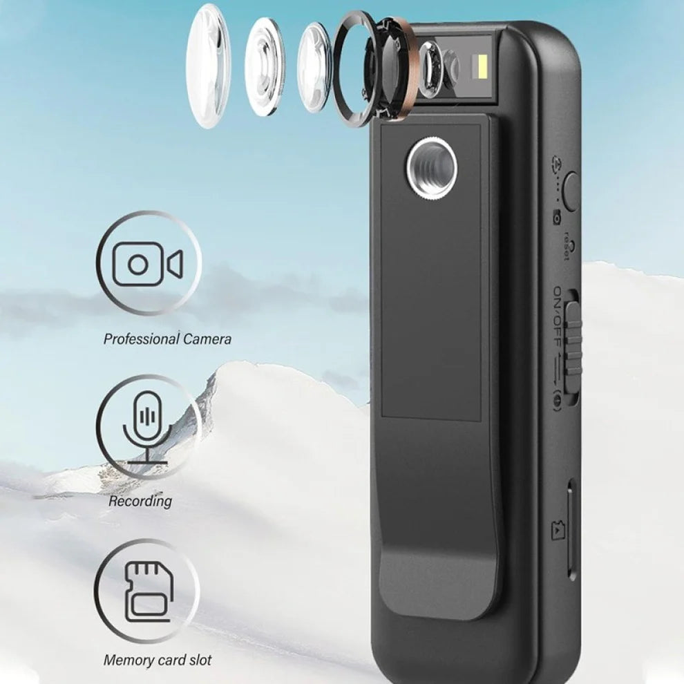 Мини Body камера 1080P с клипс – CS08