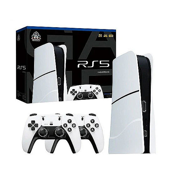 Игрална Конзола Game Stick RS5, 4K 64GB + 2 безжични контролера