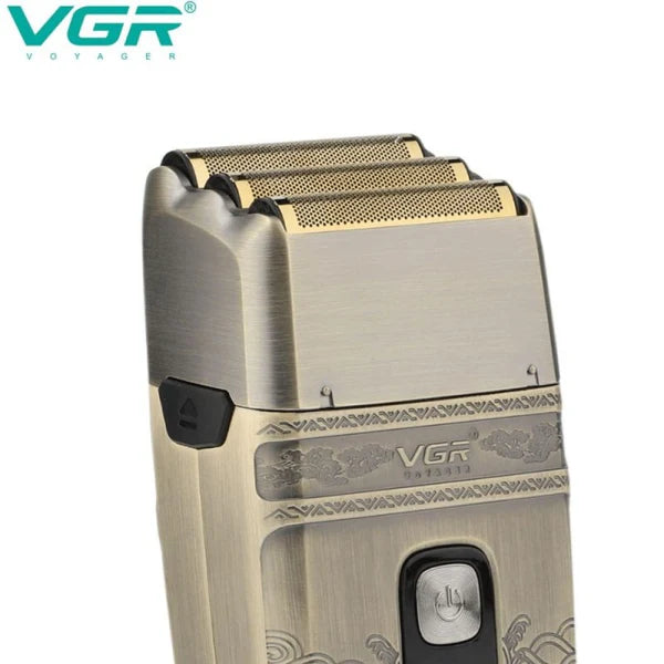 Електрическа самобръсначка с тройна титанова мрежа V-335