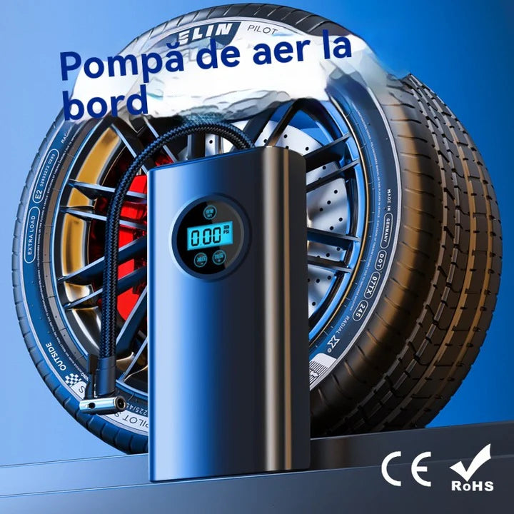 Мобилен автомобилен компресор Безжичен 150PSL, 1800mAh