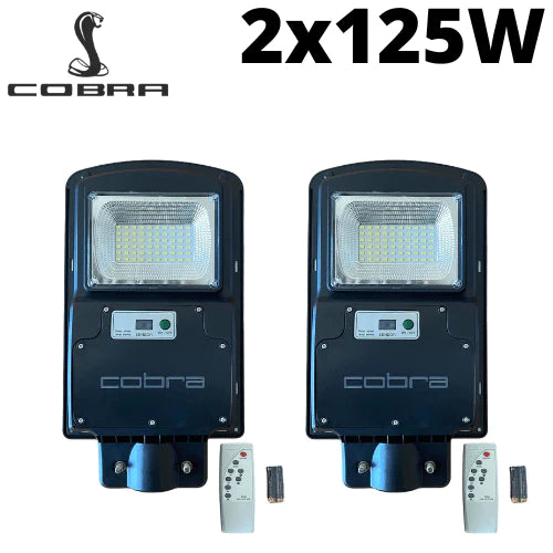 Соларна лампа cobra 125w 2бр.
