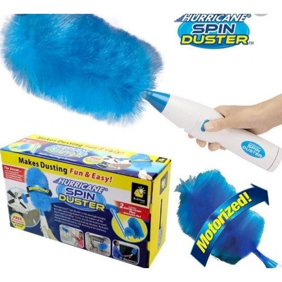 SPIN DUSTER ЕЛЕКТРИЧЕСКА ЧЕТКА ЗА ПОЧИСТВАНЕ НА ПРАХ