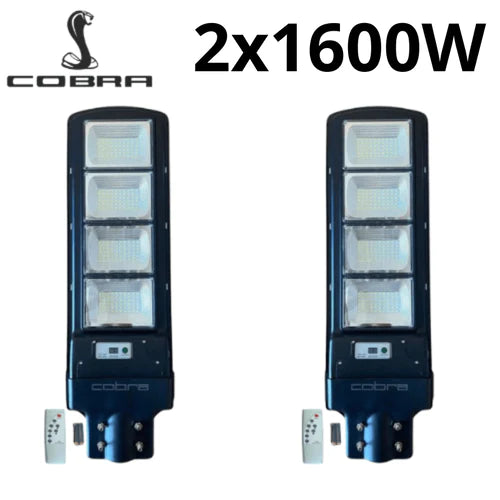 Соларна лампа cobra 1600W 2бр.