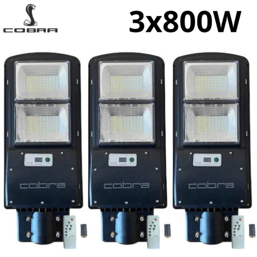 Соларна лампа cobra 800W 3бр