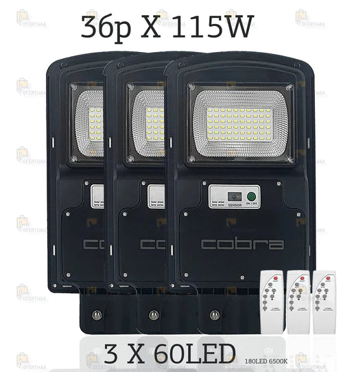 Соларна лампа cobra 115w 3бр.