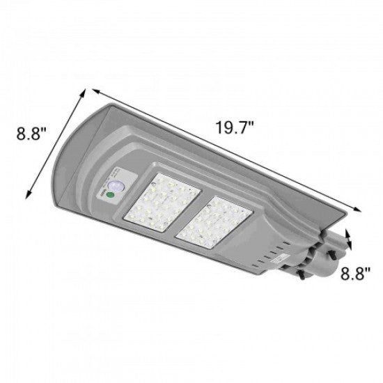 40W ВЪНШНА СОЛАРНА LED ЛАМПА СЪС СЕНЗОР ЗА ДВЖЕНИЕ