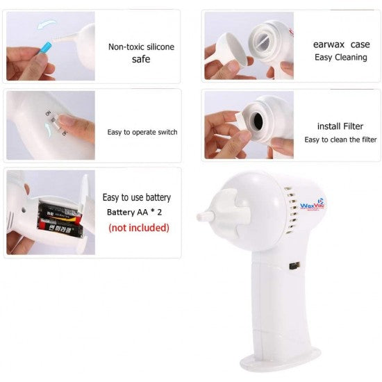 EARCLEANER WAX VAC УРЕД ЗА ПОЧИСТВАНЕ НА УШИ