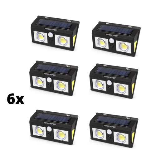 6бр. Градинска соларна лампа с лупа cob cl-5066