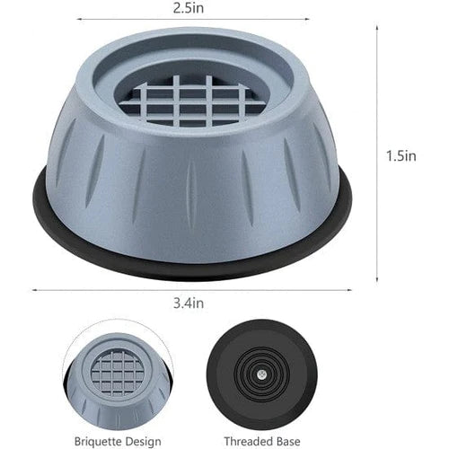 Комплект антивибрационни крачета за пералня, противоплъзгащи, 4 броя