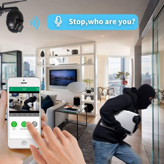 IP ВЪРТЯЩА КАМЕРА - BLACK HUNTER