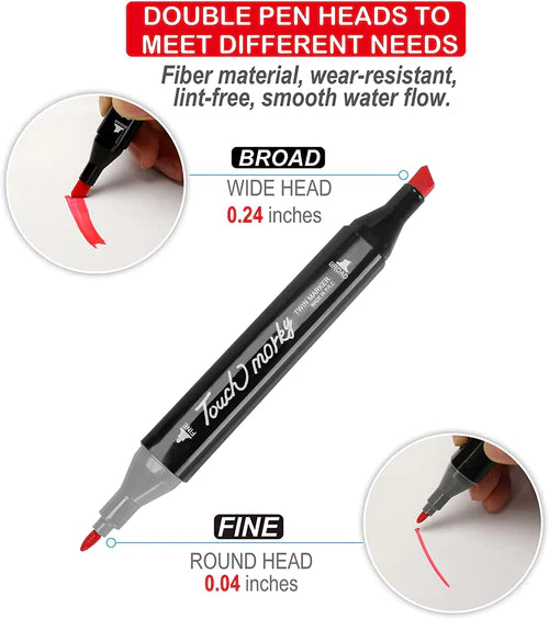 60бр. Комплект маркери Touch