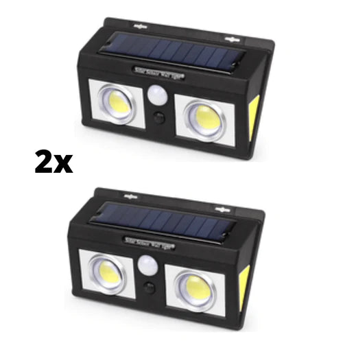 Градинска соларна лампа 2бр. С лупа cob cl-5066