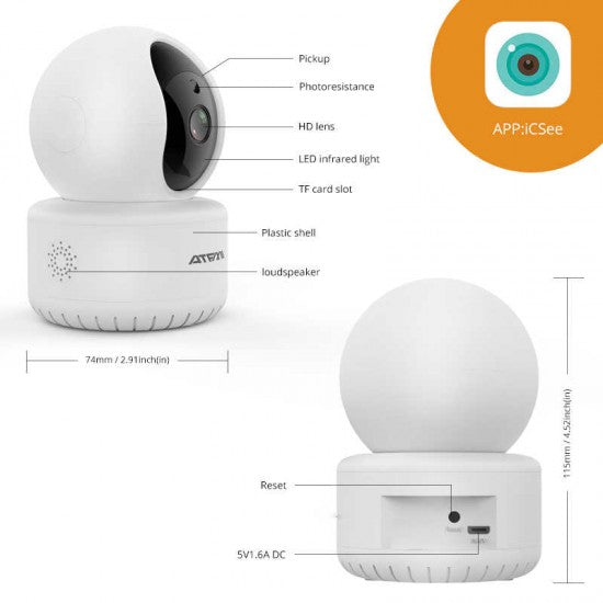 IP КАМЕРА 360 ЗА ВИДЕОНАБЛЮДЕНИЕ