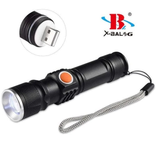 Мощен презареждаем led фенер с вградено USB