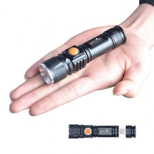 Мощен презареждаем led фенер с вградено USB
