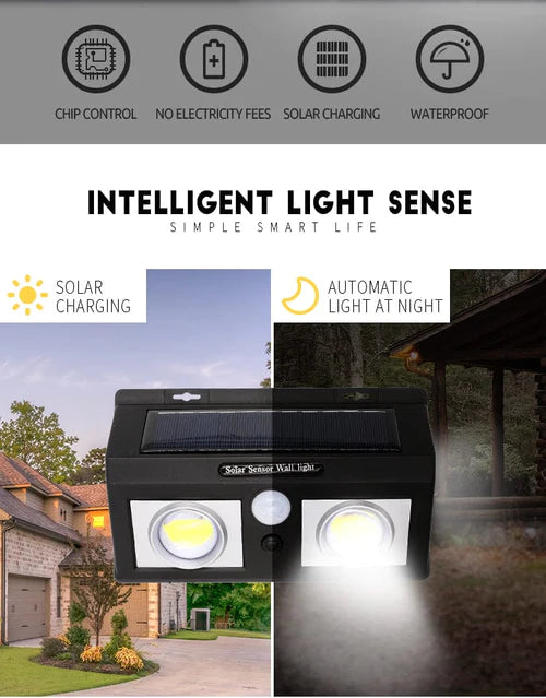 6бр. Градинска соларна лампа с лупа cob cl-5066