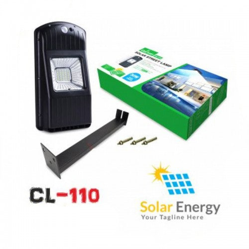 Външна LED Лампа със соларен панел CL-110 30W с датчик за движение