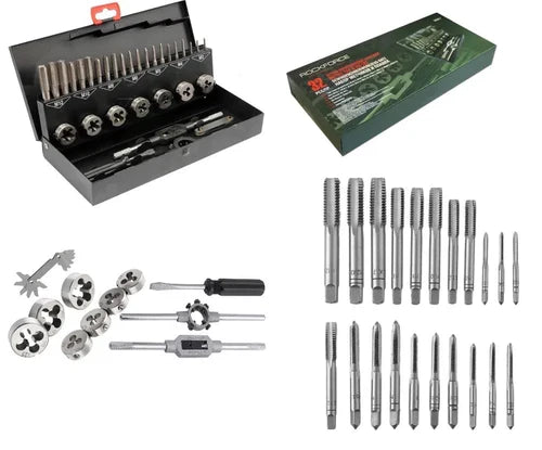 Комплект Метчици и Плашки 32 части