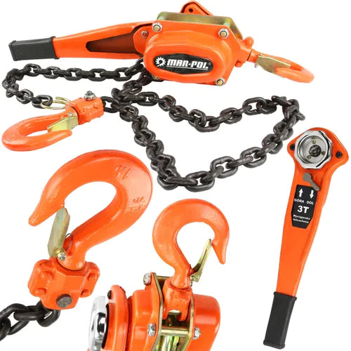 Ръчна Лебетка с верига 3т/2м с тресчотка