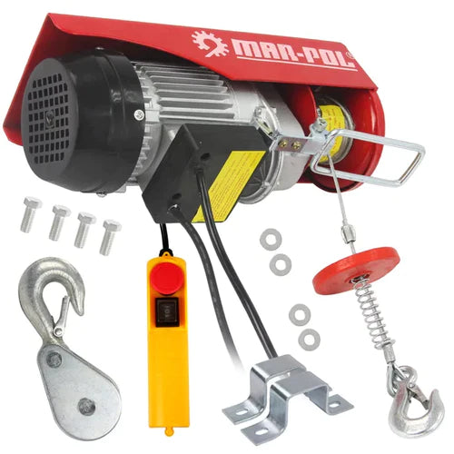 Лебетка електрическа с въже 400-800кг 12м 500W