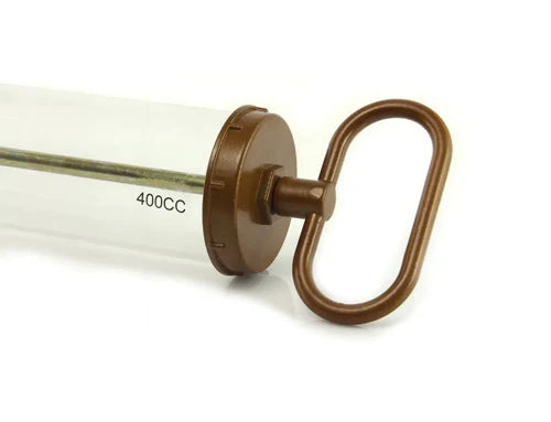 Шприц за масло прозрачен 400 мл