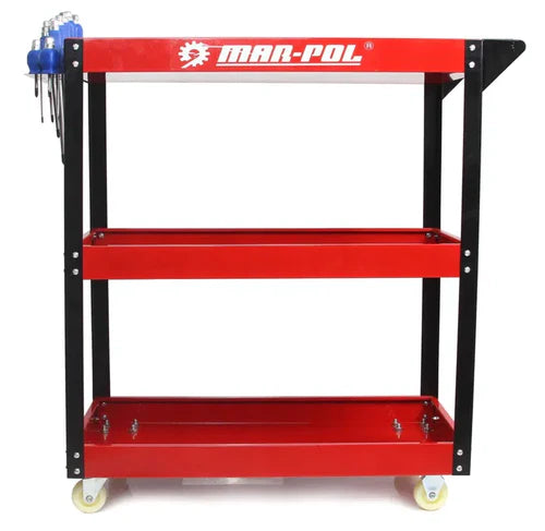 Количка 3 рафта Червена