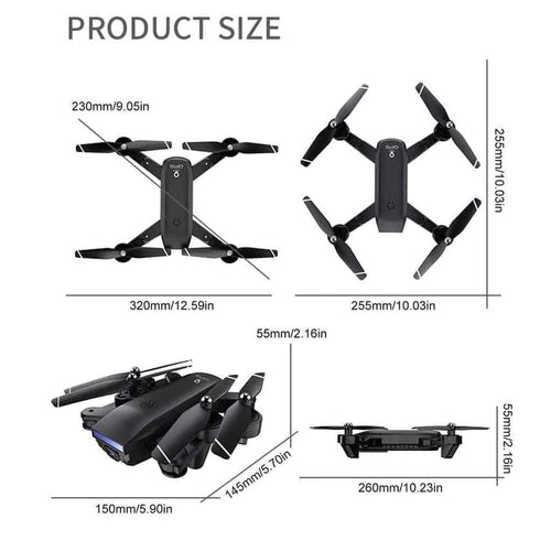 Сгъваем дрон DUAL 4K CAMERA - Z68